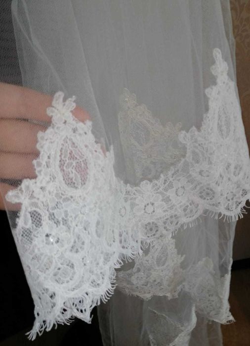 Свадебное платье и фата 24 000 тг