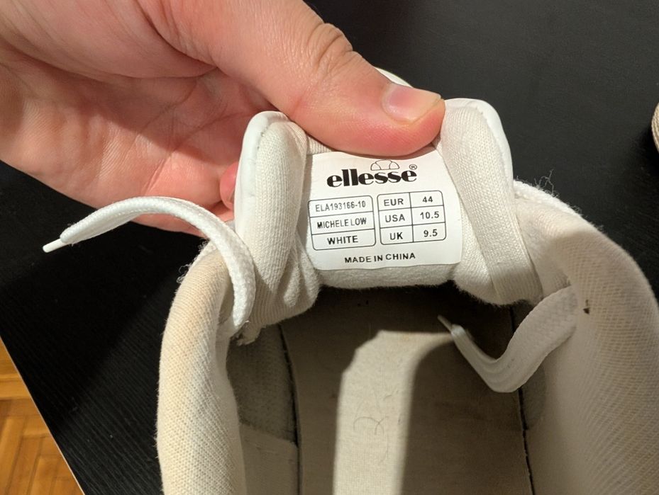 Ellesse Low-top Retro sneakers / Бели кецове Ellesse 44 номер