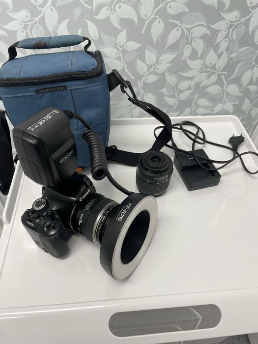Фотоаппарат canon eos600d, canon macro 60mm