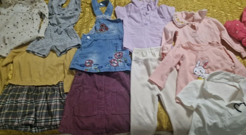 Пакет детских вещей, курток 98-104