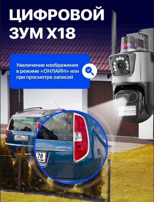 Wifi kamera smart camera zoom 8x 9mp