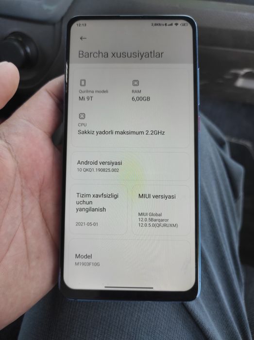 Xiaomi 9T 6/64gb sotiladi