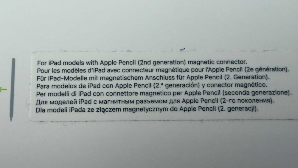 Vand Apple pencil Gen. 2 - nou