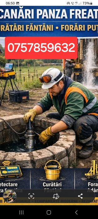 Curățire fantana zalau