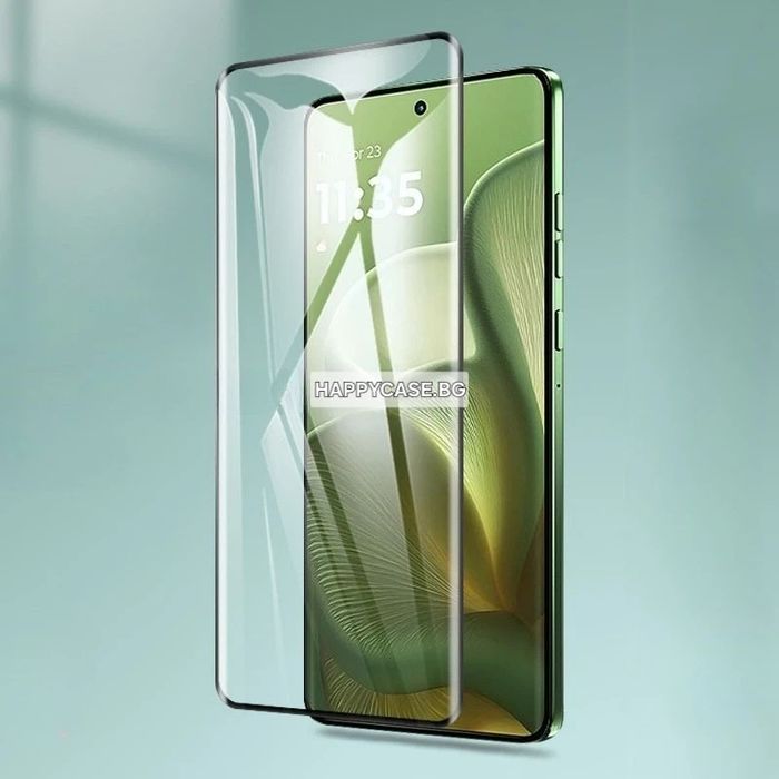 Motorola Edge 70 Fusion / Edge 60 / Edge 60 Fusion / Edge 60 Pro / 3D Full Glue Извит стъклен протектор с цяло лепило