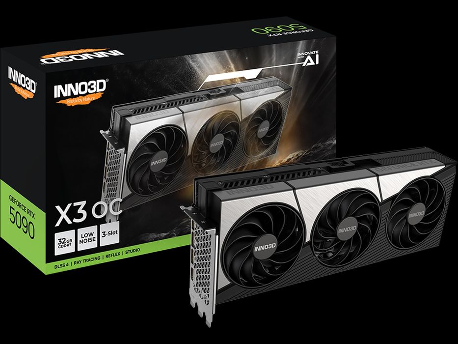 64 броя! RTX 5090 32GB Inno3D X3 OC НОВИ