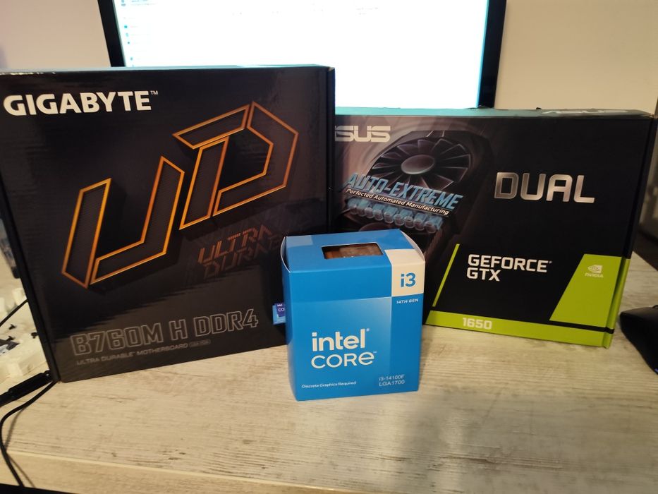 Desktop Pc- Gaming Intel I3 14100f gtx 1650 16 GB RAM DDR3 4