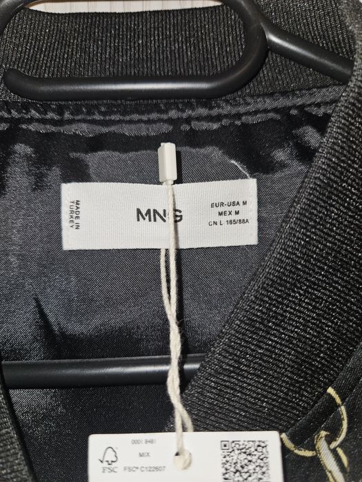 Сатенен бомбър/яке Mango нов