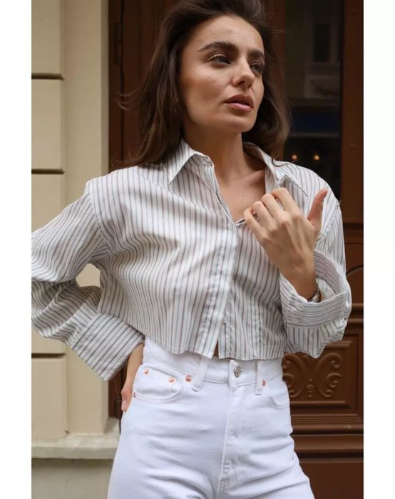 Къса риза Зара / Zara Oversized