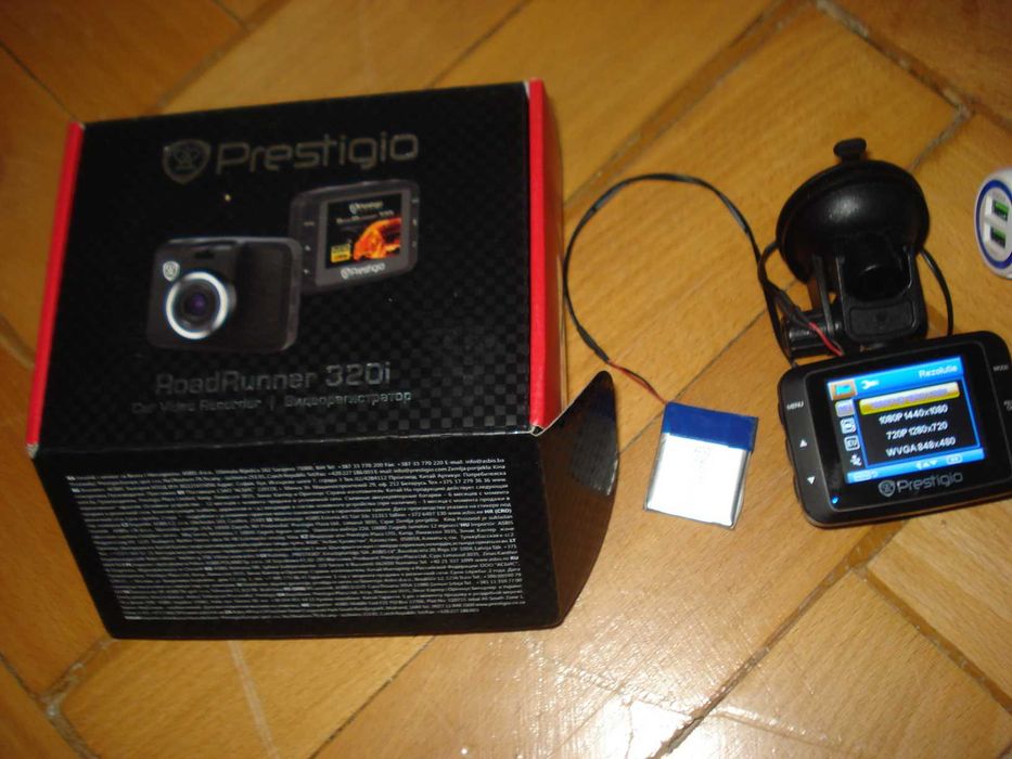 camera video auto prestigio roadrunner 320i baterie extinsa