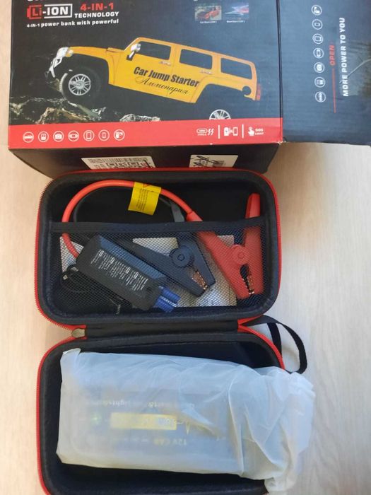 Пусковое устройство (Car Jump Starter 4-в-1) с функцией пауэрбанка