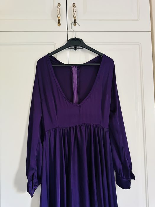 Rochie de seara  / ocazie , din matase , masura  M/ L