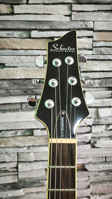 Chitara electrica Schecter C1 neckthrough Korea 2009 Duncan Garantie