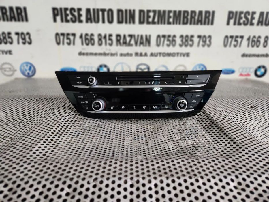 Panou Modul Comenzi Clima Climatronic Radio Cd Navi Bmw X3 X4 G01 G02 Volan Stanga Cod  Dezmembrez