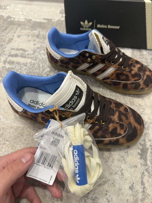 Adidas samba x wales bonner pony leopard