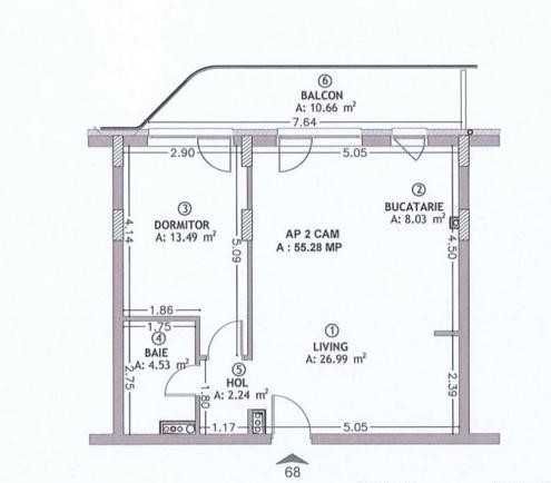 PF Vand apartament 2 camere Eroilor Residence Mobilat si Utilat