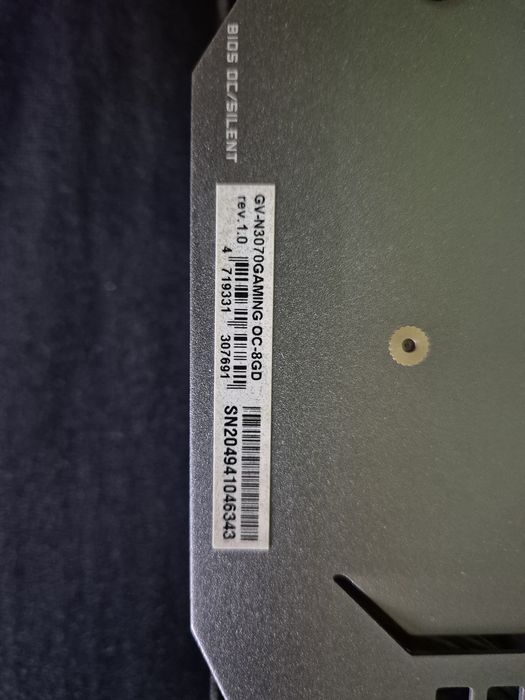 Placa video Nvidia GeForce RTX 3070 Gaming OC 8GB