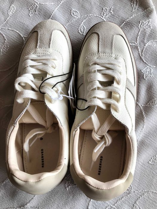 Маратонки/ сникърси/ спортни обувки Reserved естествена кожа №42 нови