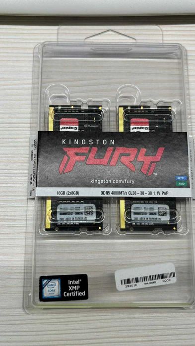 Kit RAM laptop Kingston FURY Impact 16GB 2x8GB DDR5 4800 CL38