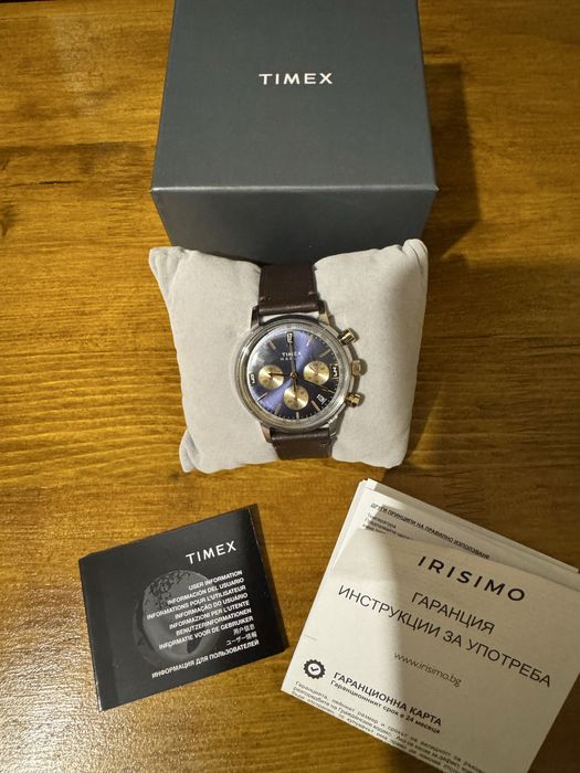 Дрес часовник Timex Marlin Chronograph кварцов