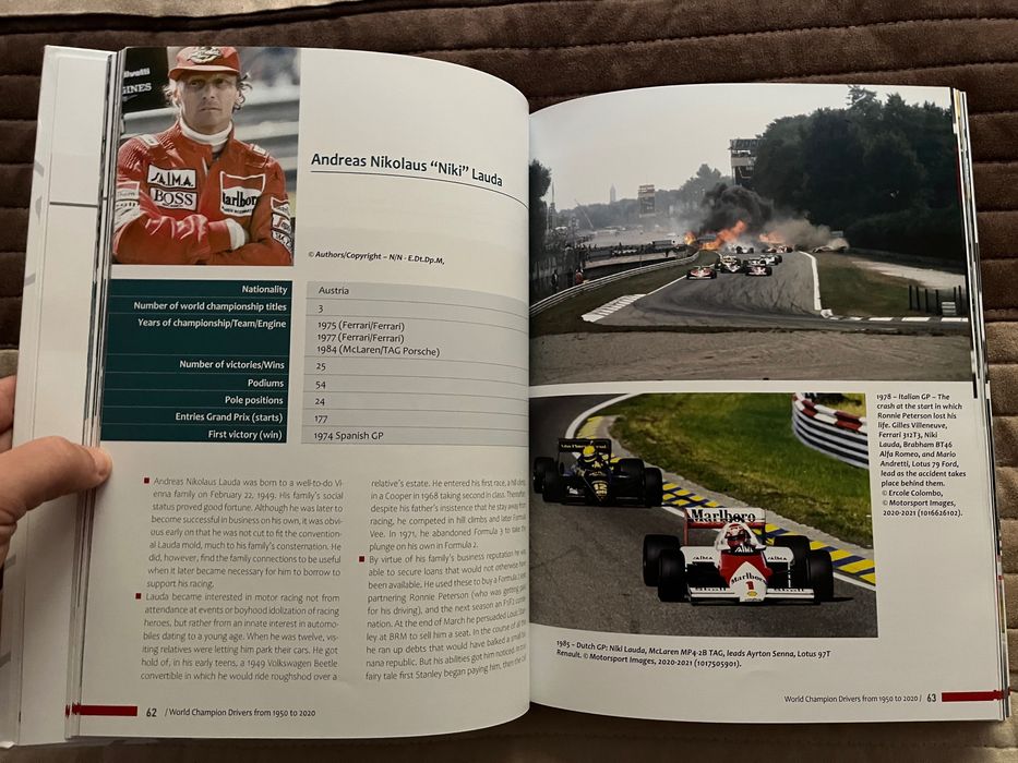 Енциклопедия на F1 - 70 години