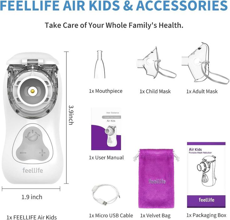 Инхалатор за бебета,деца и възрастни FEELLIF