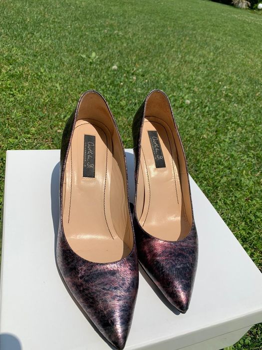 Pantofi Musette, piele naturală, mărimea 38