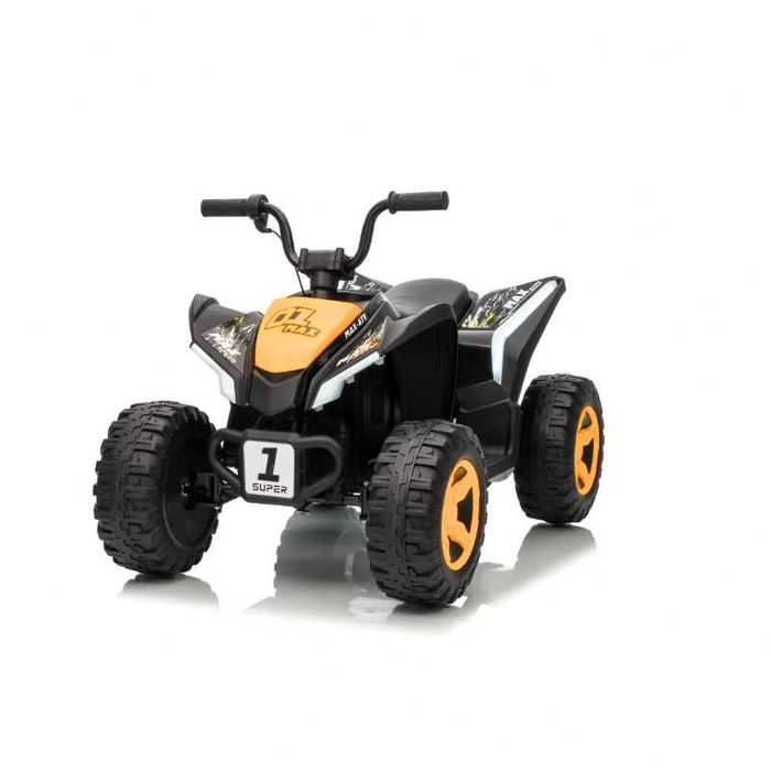 Atv electric copii Nichiduta SuperMax Black. 24V,130w scaun piele ,Eva