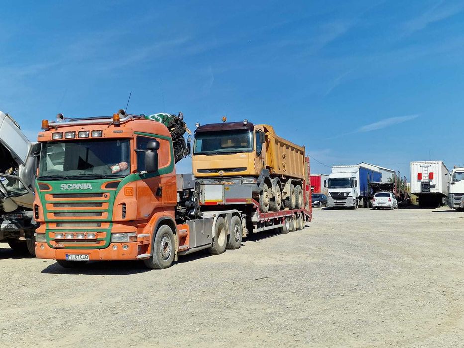 Servicii cu utilaje: Automacara,Excavator,Manitou,Trailer,Platforma