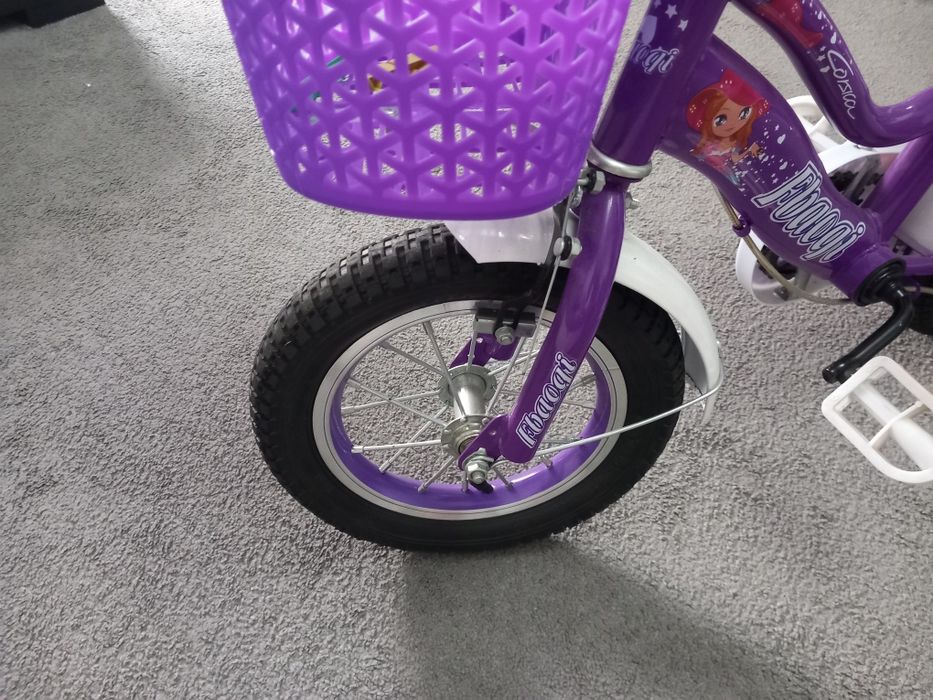 Bicicleta copii cu roti ajutatoare