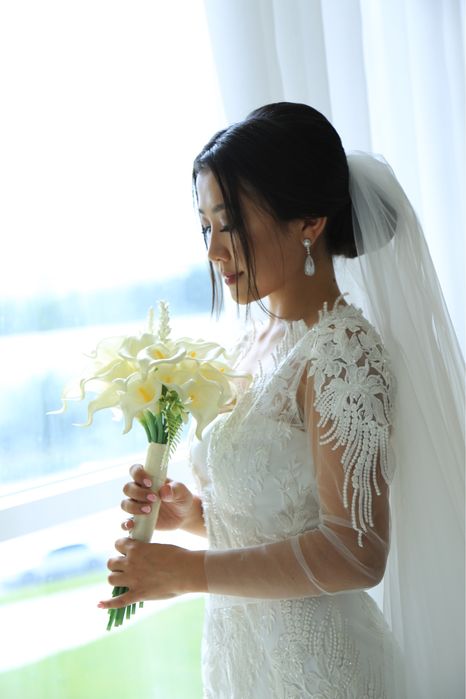 Продам свадебное платье размер s, xs