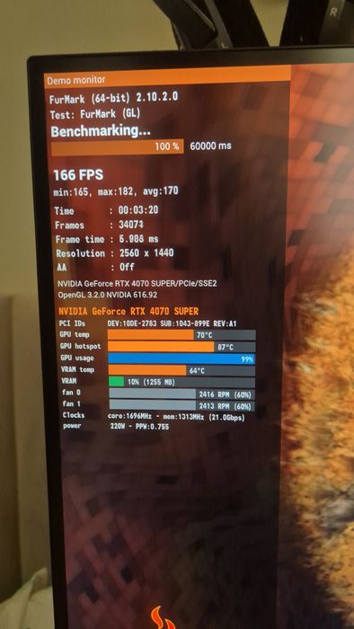 Placa video Asus Prime 4070 Super
