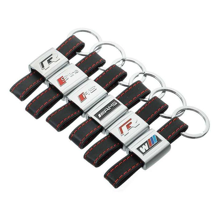 Breloc piele cusuta M / Accesorii auto BMW / Brelocuri