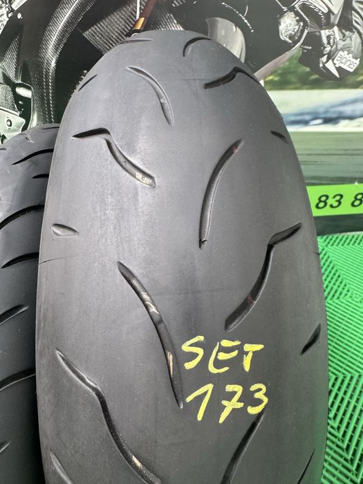 Set anvelope Moto 120 70 17 si 190 55 17 Bridgestone BT016 Pro 2021 Cauciuc fata spate Set173