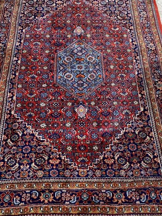 Superb covor persan-Bidjar-manual-lana-eticheta autenticitate-Iran