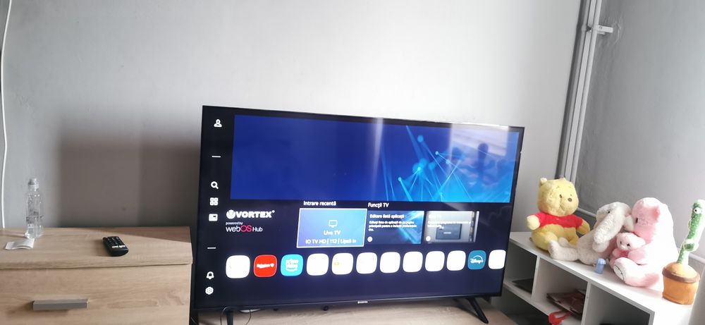 Vortex smart tv 4k UHD 55 139 cm . Cu garantie