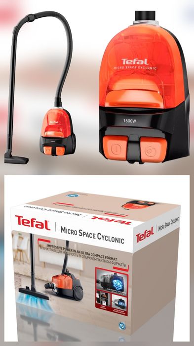 Пылесос  TEFAL  micro space cyclonic