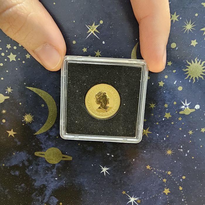 Vând Monedă Aur 24K - Australian Kangaroo (2020) - 1/10 oz