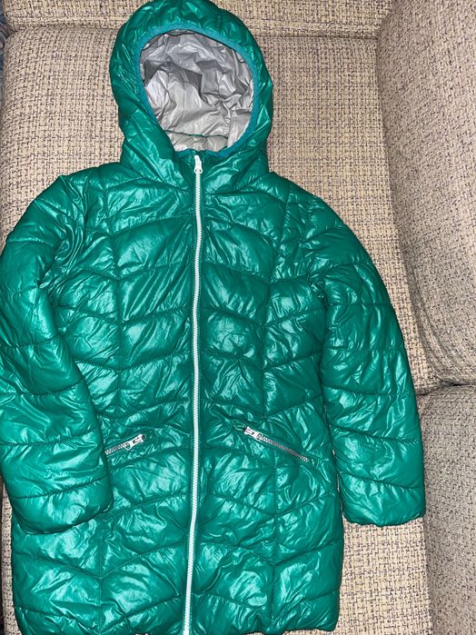 Много дрешки 140 р. дънки Mango и пухен елек, якета и блузки