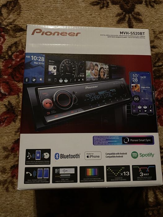 Автомагнитола Pioneer MVH-S520BT