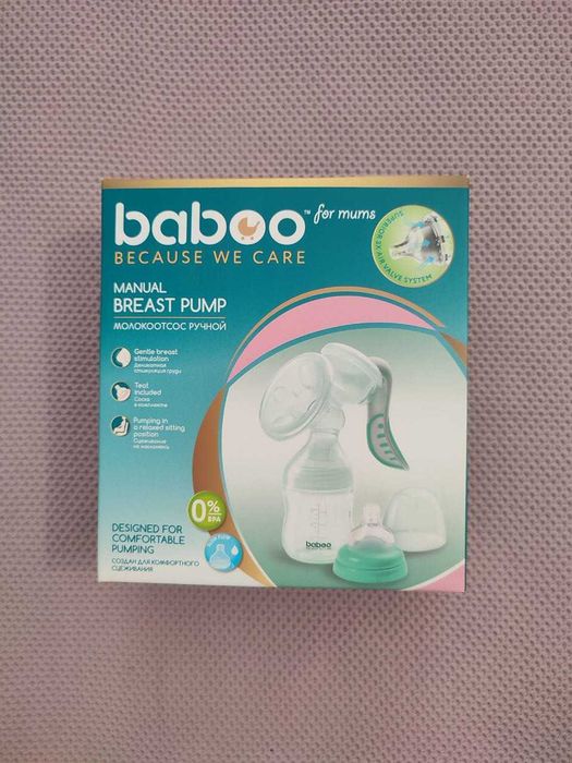 Ручной молокоотсос Baboo с лепестками