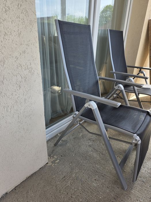 3x Scaune gradina rabatabile