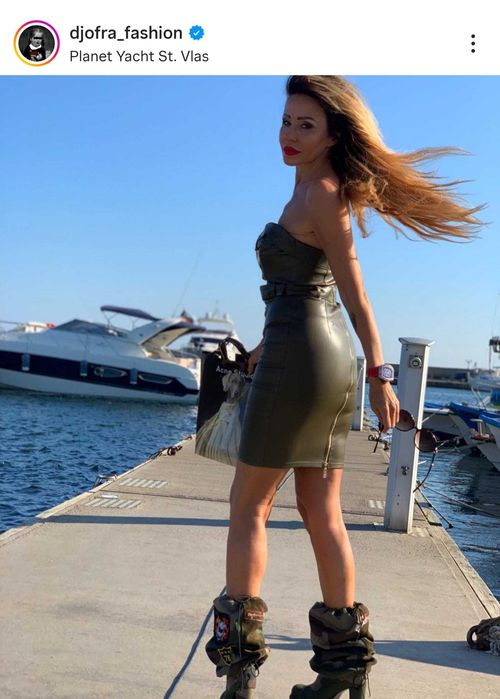 Рокля Джофра кожена