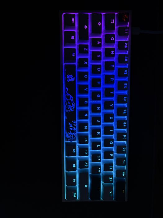 Ducky one 2 mini white/cherry mx red swiches. Used 2 months.