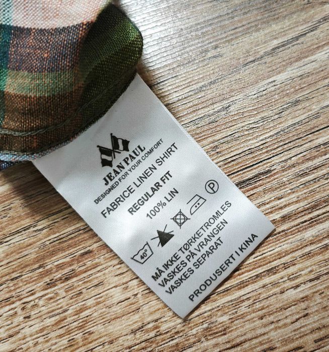 Jean Paul 100% Ленена мъжка риза размер 3XL / XXXL
