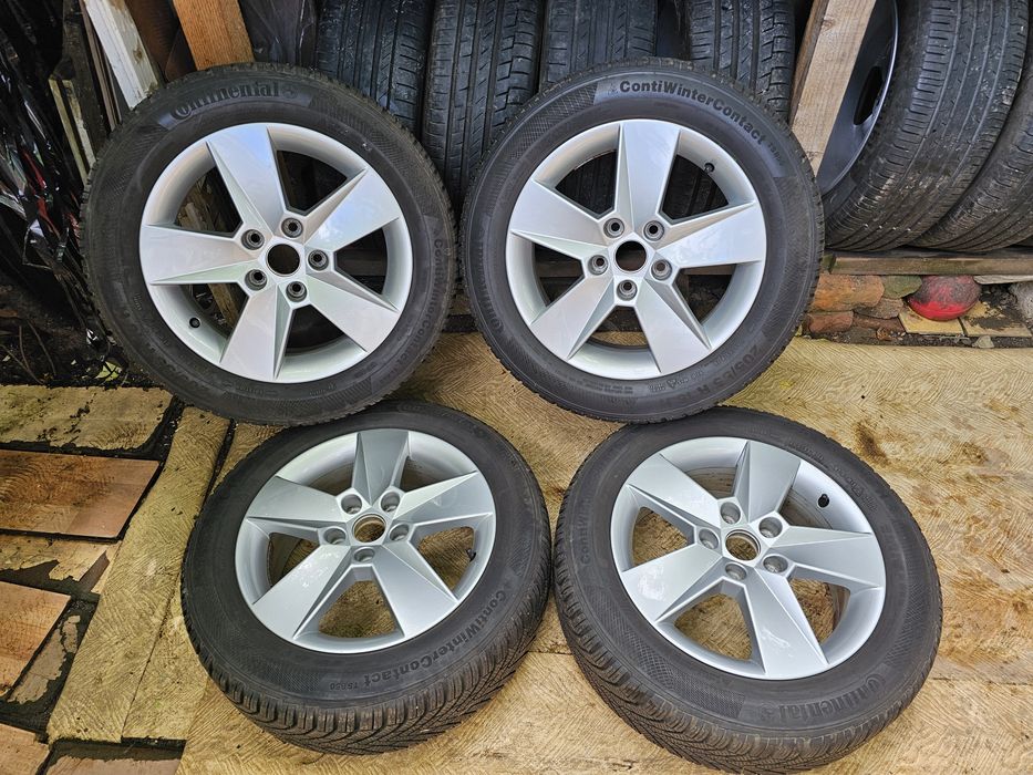 Jante aliaj 16" Skoda Octavia 2/3/4 Volkswagen cu anvelope 205/55/16