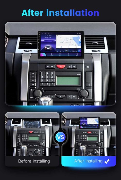 Navigatie Android 14 Land Range Rover Sport 1 Waze CarPlay + CAMERA