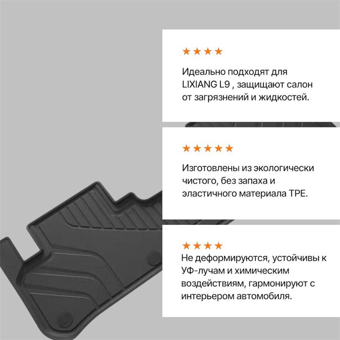 Резина салон полик для Lixiang L9 от «LuxwayShop»