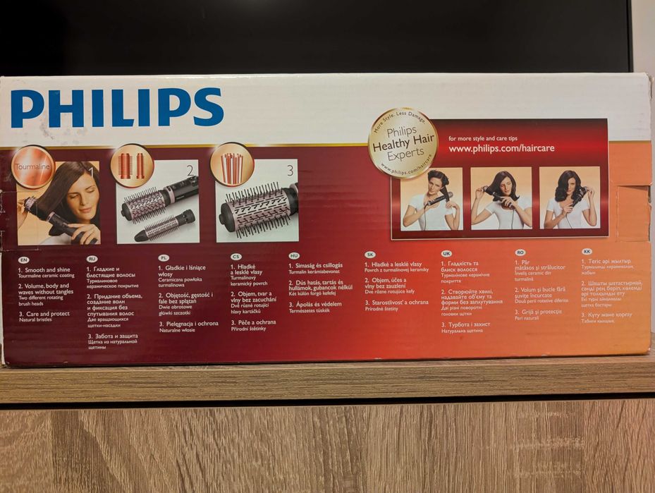 Perie rotativă Philips Volumebrush HP8654 - 1000W