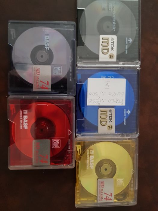 Minidiscuri audio Maxell, TDK, BASF, Victor- 22 buc